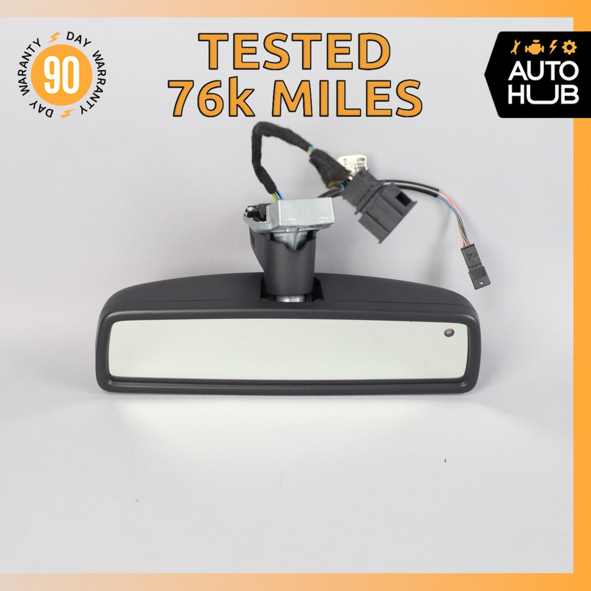 06-18 Bentley Flying Spur Interior Rear View Mirror Black OEM 76k - photo 1