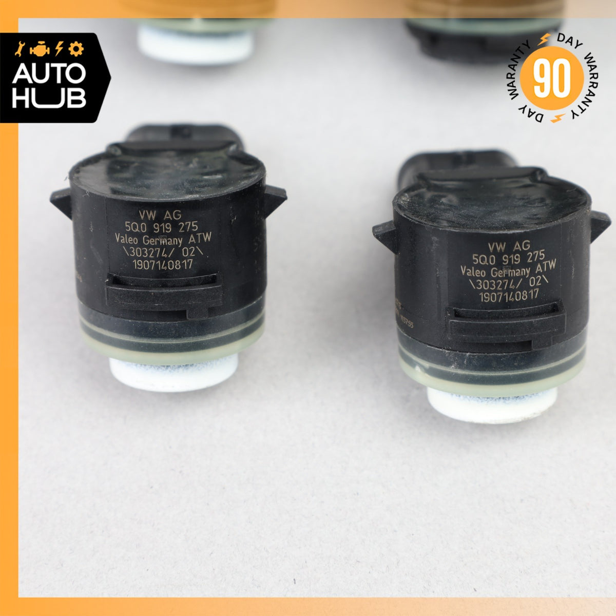 15-18 Porsche Macan Cayenne Front Bumper Parking Assist Sensor PDC Set OEM 88k - photo 16