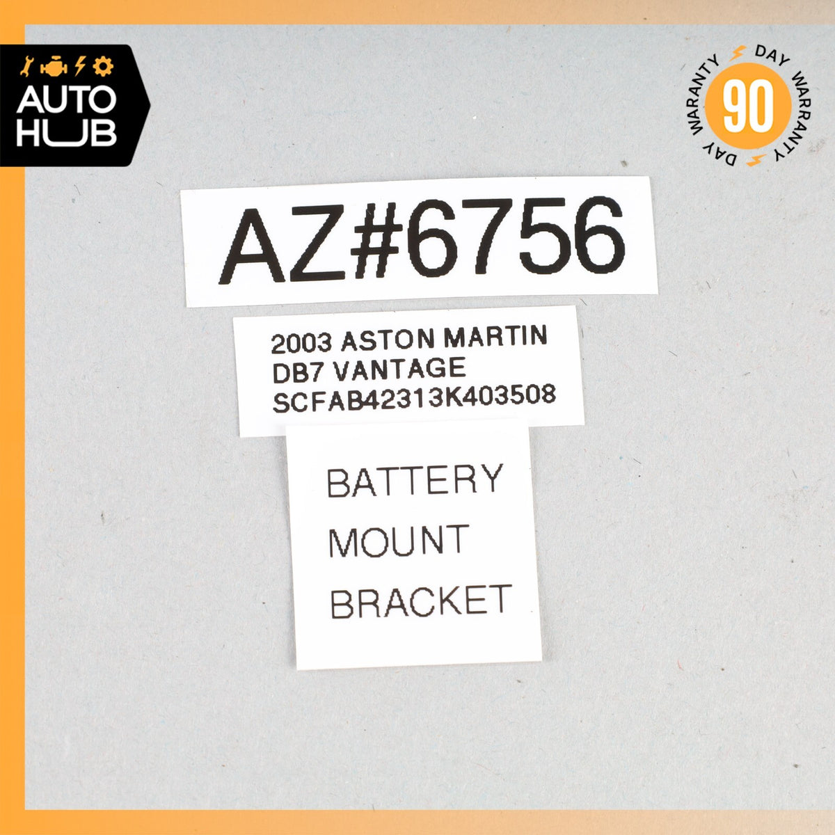 00-04 Aston Martin DB7 Vantage Battery Holder Support Mount Bracket 3781852 OEM - photo 5