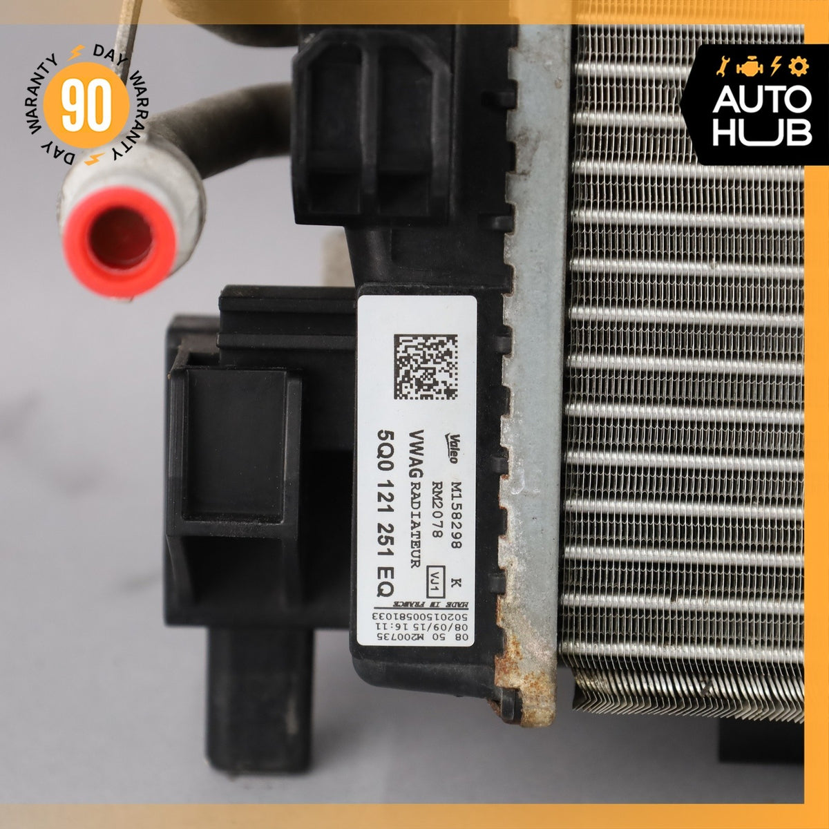 16-18 Audi 8V A3 E-Tron Engine Water Aux Cooling Radiator A/C AC Condenser OEM - photo 10