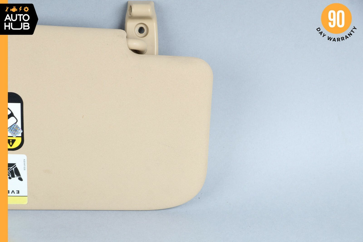 06-12 Mercedes X164 GL450 ML450 Sun Visor Sunvisor Front Left Side Beige OEM - photo 9