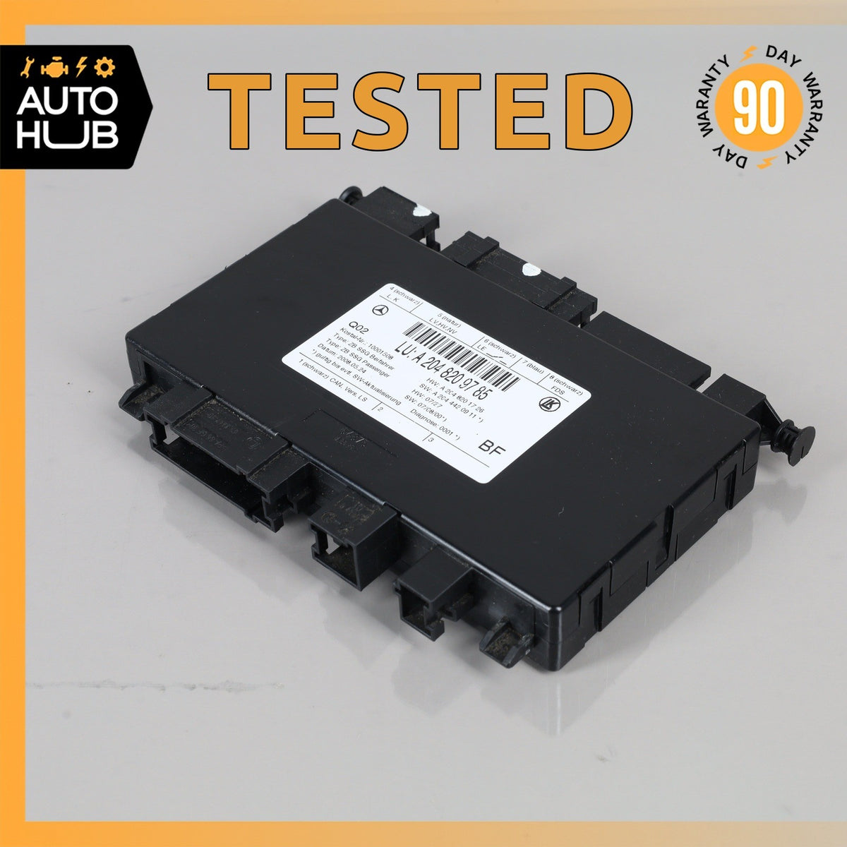 Mercedes W204 C63 CLS550 SLK250 C350 Seat Control Module Front Right Side OEM - photo 1