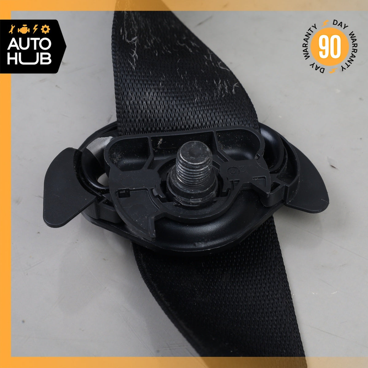 14-17 Mercedes W222 S550e S600 Seat Belt Front Left Driver Side Black OEM - photo 9