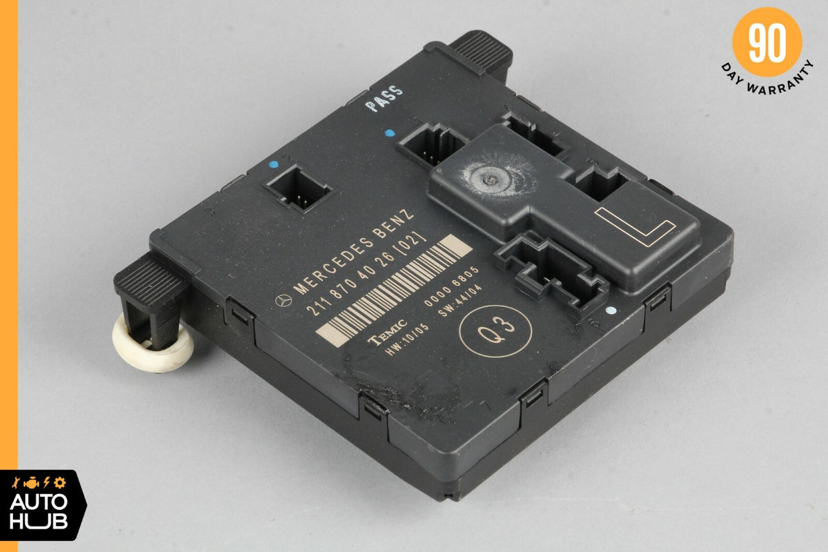 07-09 Mercedes W211 E320 E350 E550 Rear Left Door Control Module 2118704026 OEM - photo 1