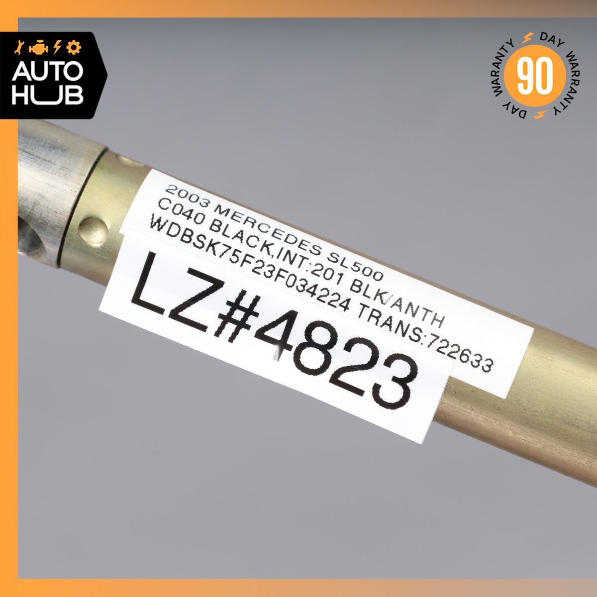 Mercedes R230 SL500 SL55 AMG Convertible Top Left Side Load Assist Cylinder OEM - photo 14