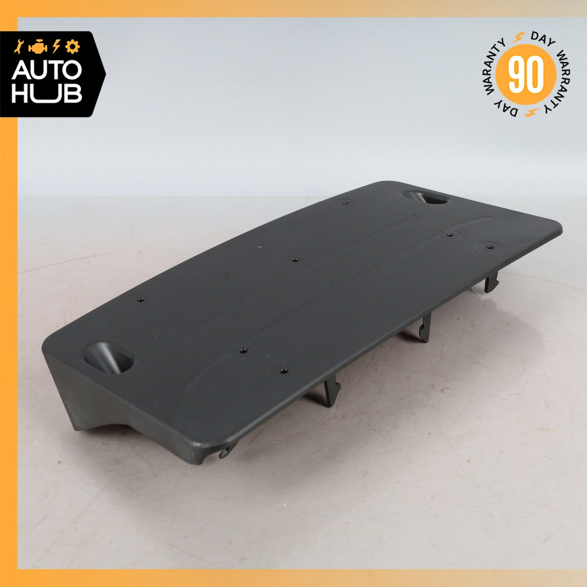 Mercedes W213 E300 E350 E63 Front Bumper License Plate Holder OEM - photo 4