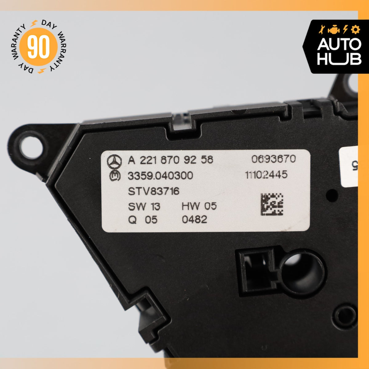 07-14 Mercedes W221 S400 CL550 Front Left Driver Seat Control Memory Switch OEM - photo 9