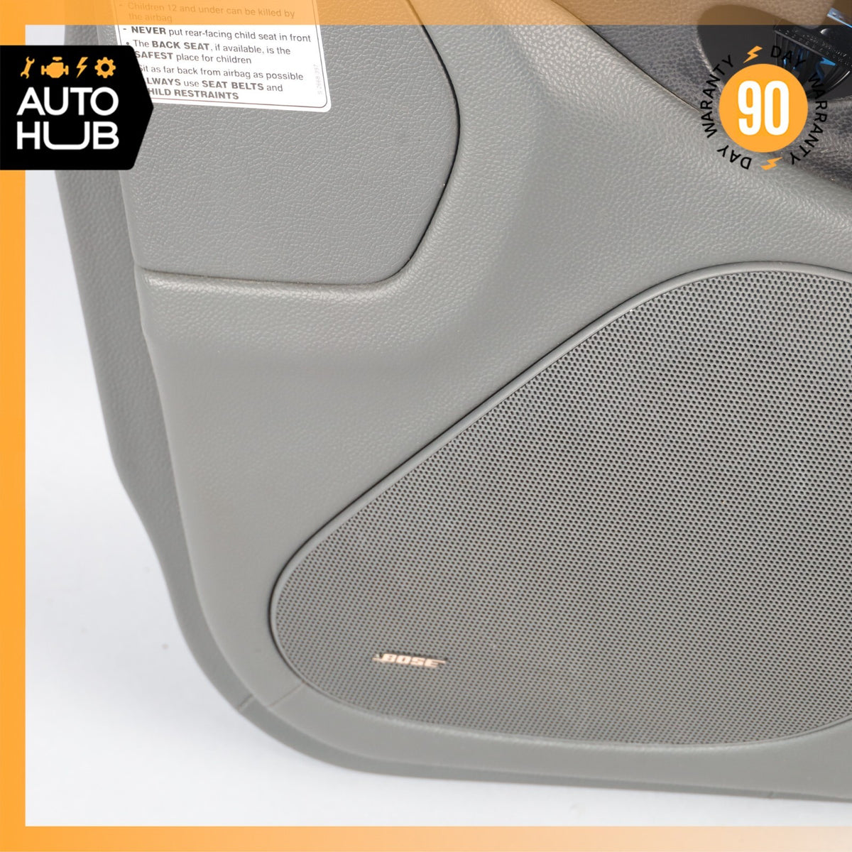 03-06 Mercedes R230 SL500 SL55 Right Side Interior Door Panel Charcoal OEM - photo 7