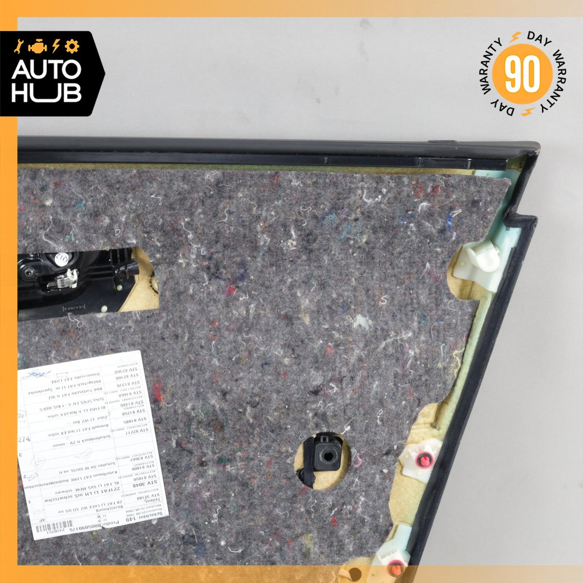 07-09 Mercedes W221 S600 Front Left Driver Side Door Panel Exclusive Black OEM - photo 13