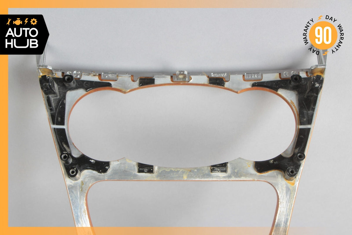 05-12 Mercedes R230 SL500 SL550 Center Console Trim Bezel Chestnut Wood OEM - photo 11