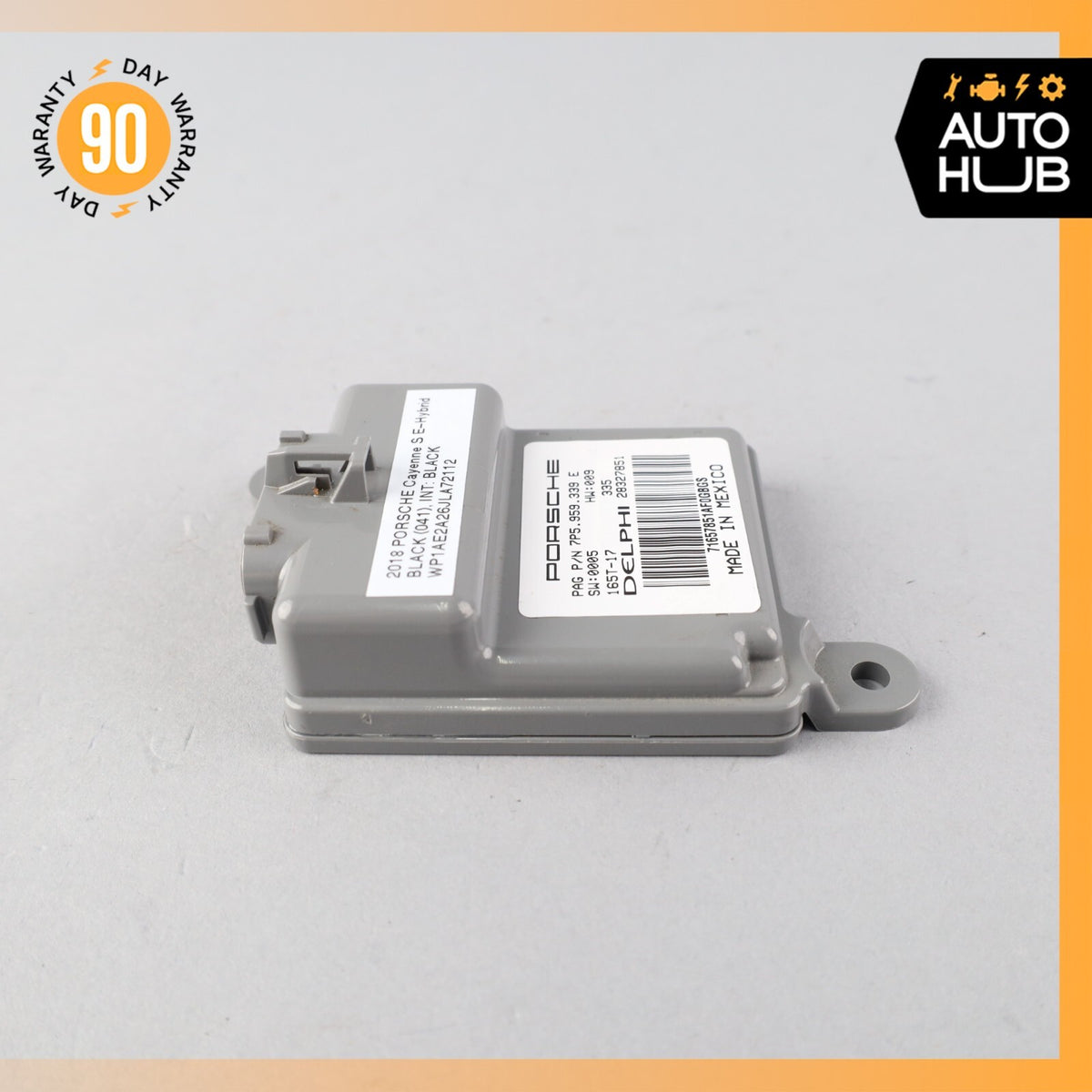 2018 Porsche Cayenne 958 Hybrid Front Right Seat Occupant Sensor Module OEM 64k - photo 2