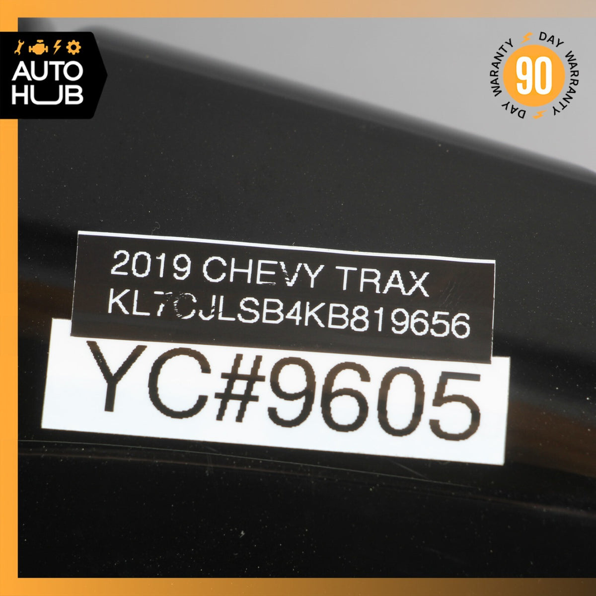 17-20 Chevrolet Trax Right Passenger Side Rear View Door Mirror Black OEM 31k - photo 13