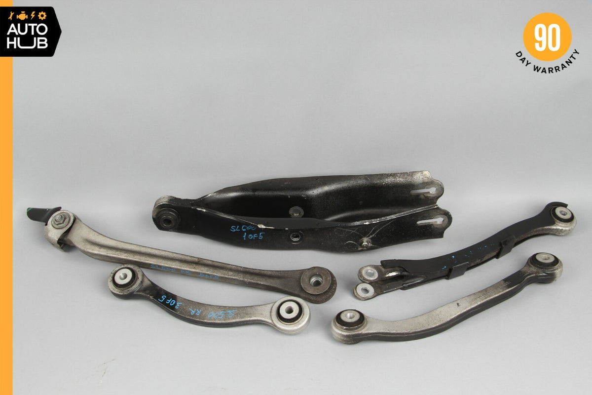 03-12 Mercedes R230 SL500 Rear Right Side Tie Rod Control Arm Set of 5 OEM - photo 1