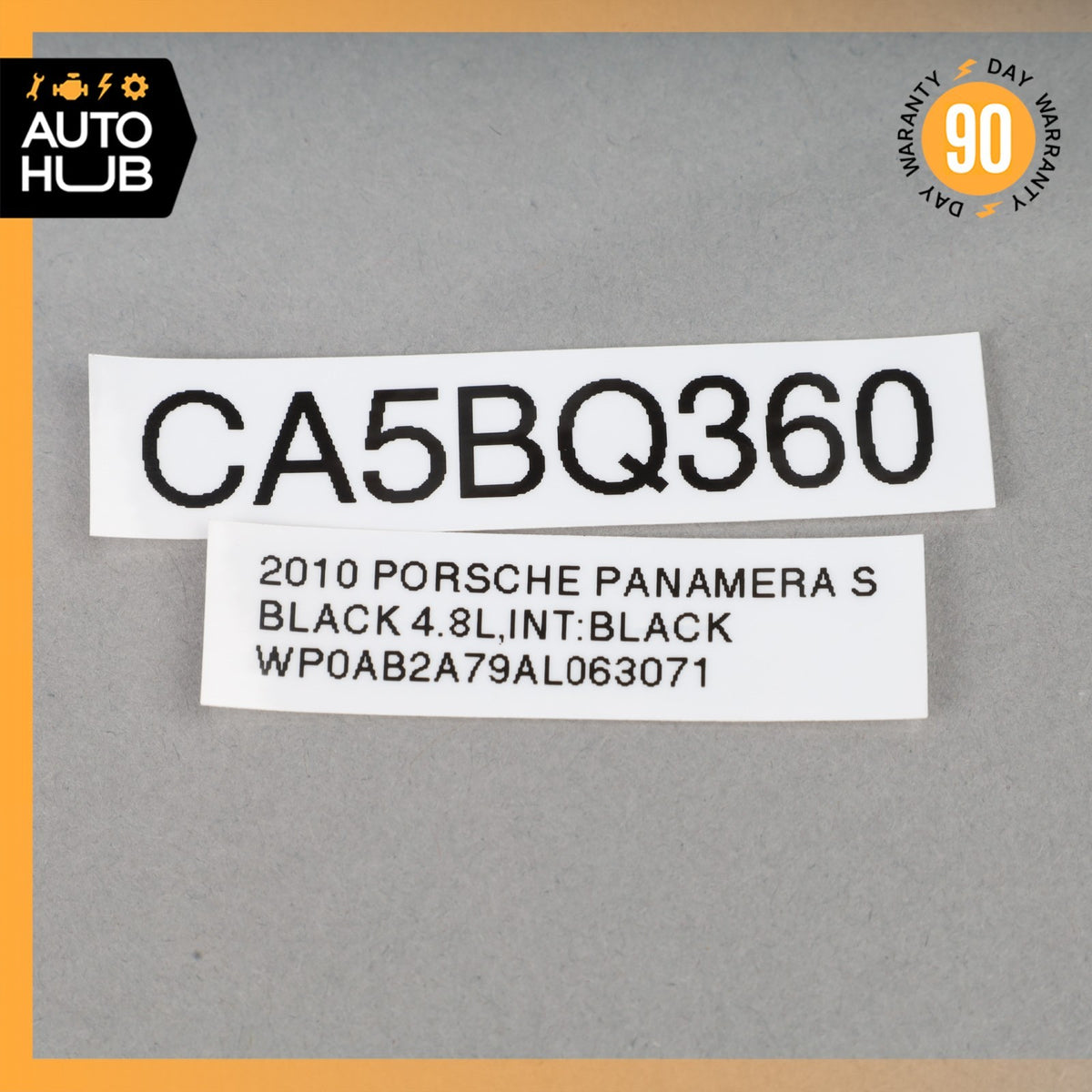 10-16 Porsche Panamera 970 Front or Rear Right Exterior Door Handle Gray OEM - photo 16