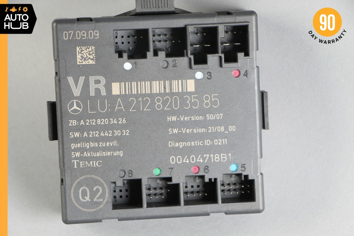 08-18 Mercedes X204 GLK350 C300 E350 Front Right Side Door Control Module OEM - photo 6