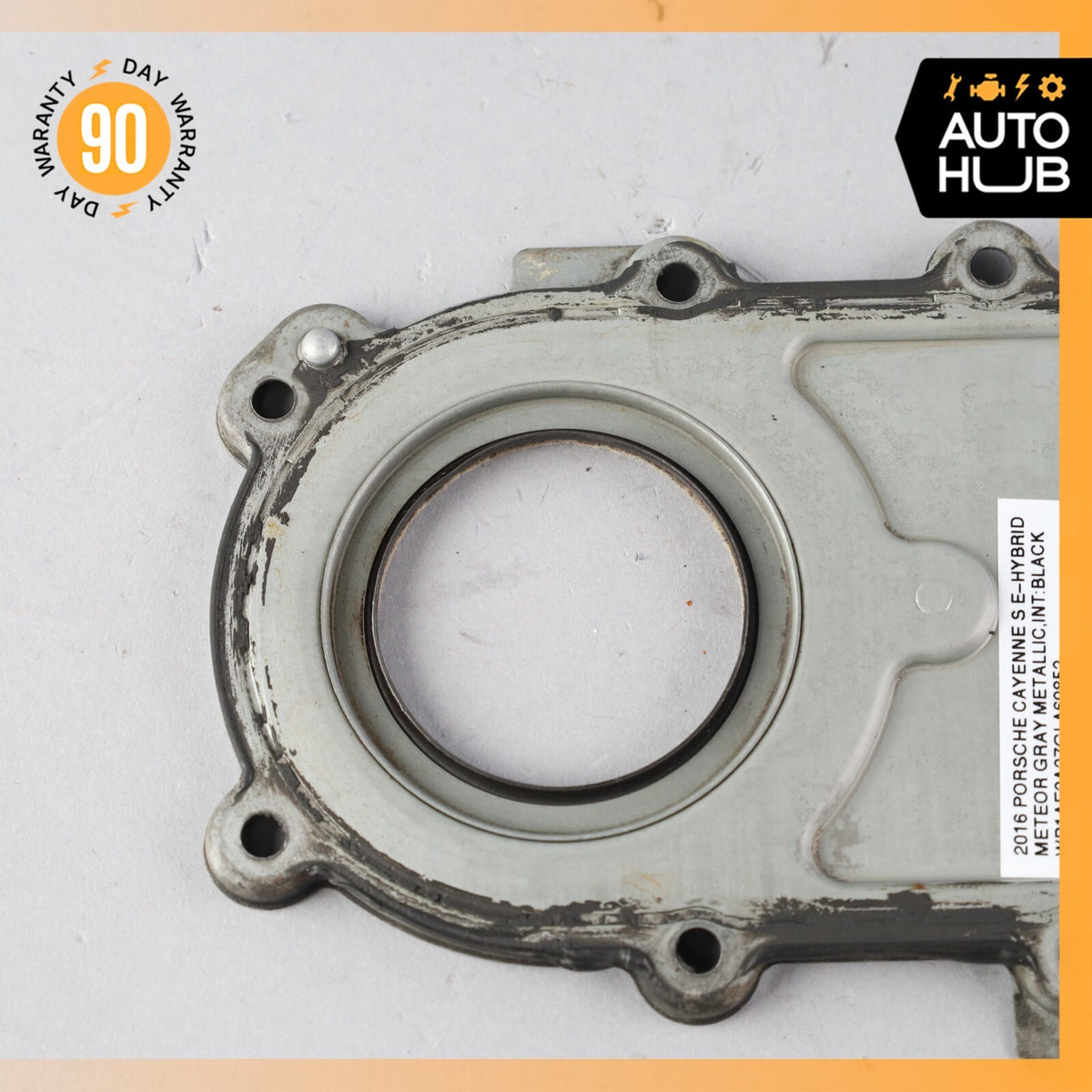 Porsche Cayenne 958 E-Hybrid S Engine Motor Crankshaft Cover Bezel OEM - photo 5