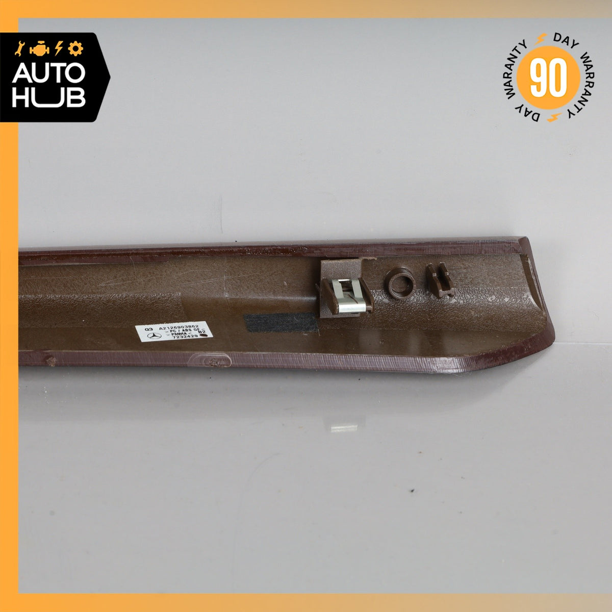 10-13 Mercedes W212 E350 E550 Center Console Left Driver Side Trim Wood OEM - photo 10