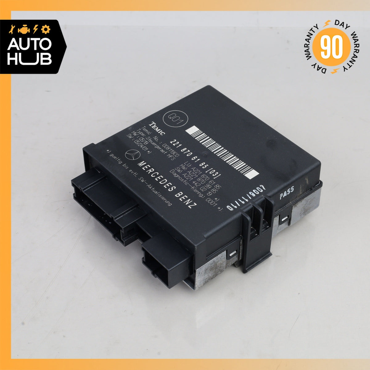 07-09 Mercedes W221 S600 CL550 Trunk Release Remote Open Close Module Unit OEM - photo 2