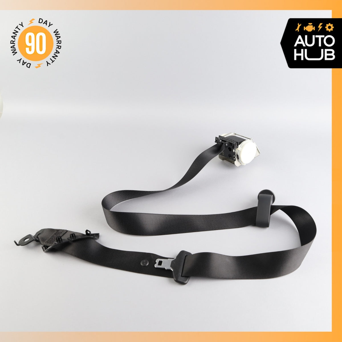 14-17 Mercedes W222 S600 S550 Rear Center Seat Belt Retractor Buckle Black OEM - photo 12