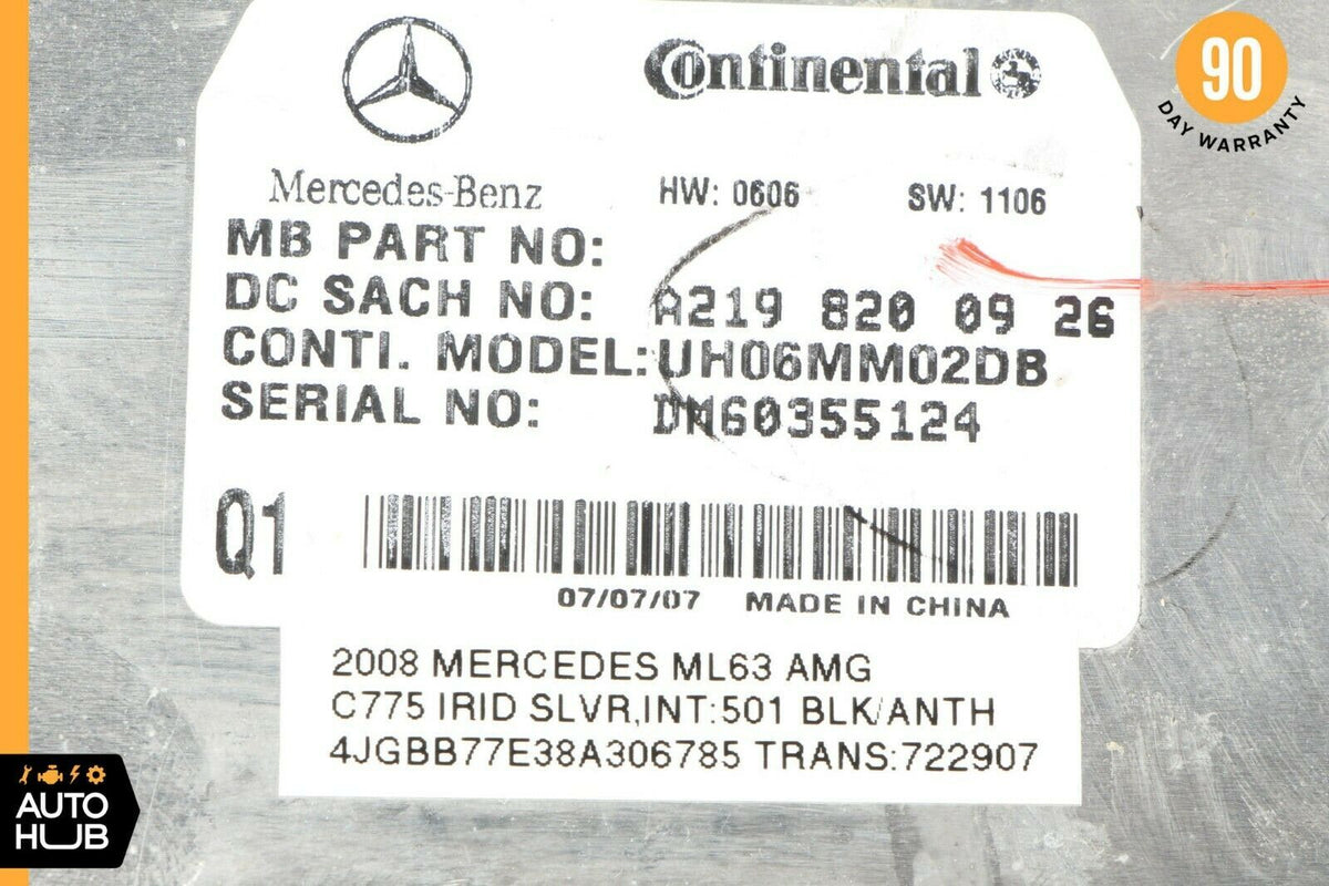 06-12 Mercedes W164 ML63 AMG E350 Communication Control Module 2198200926  OEM - photo 7
