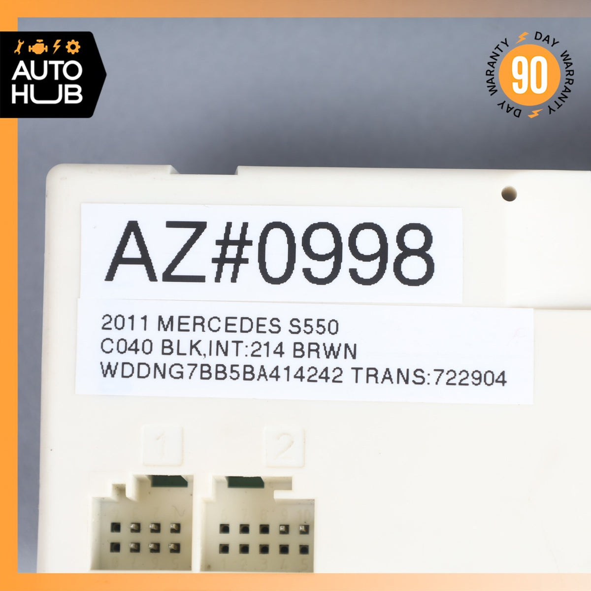 07-14 Mercedes W221 S550 S63 CL550 Trunk Release Remote Open Close Module OEM - photo 10