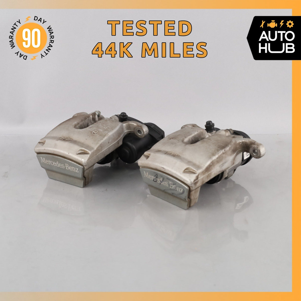 Mercedes W222 S450 S560 Rear Left & Right Brake Calipers Set w/ Actuator OEM 44k - photo 1