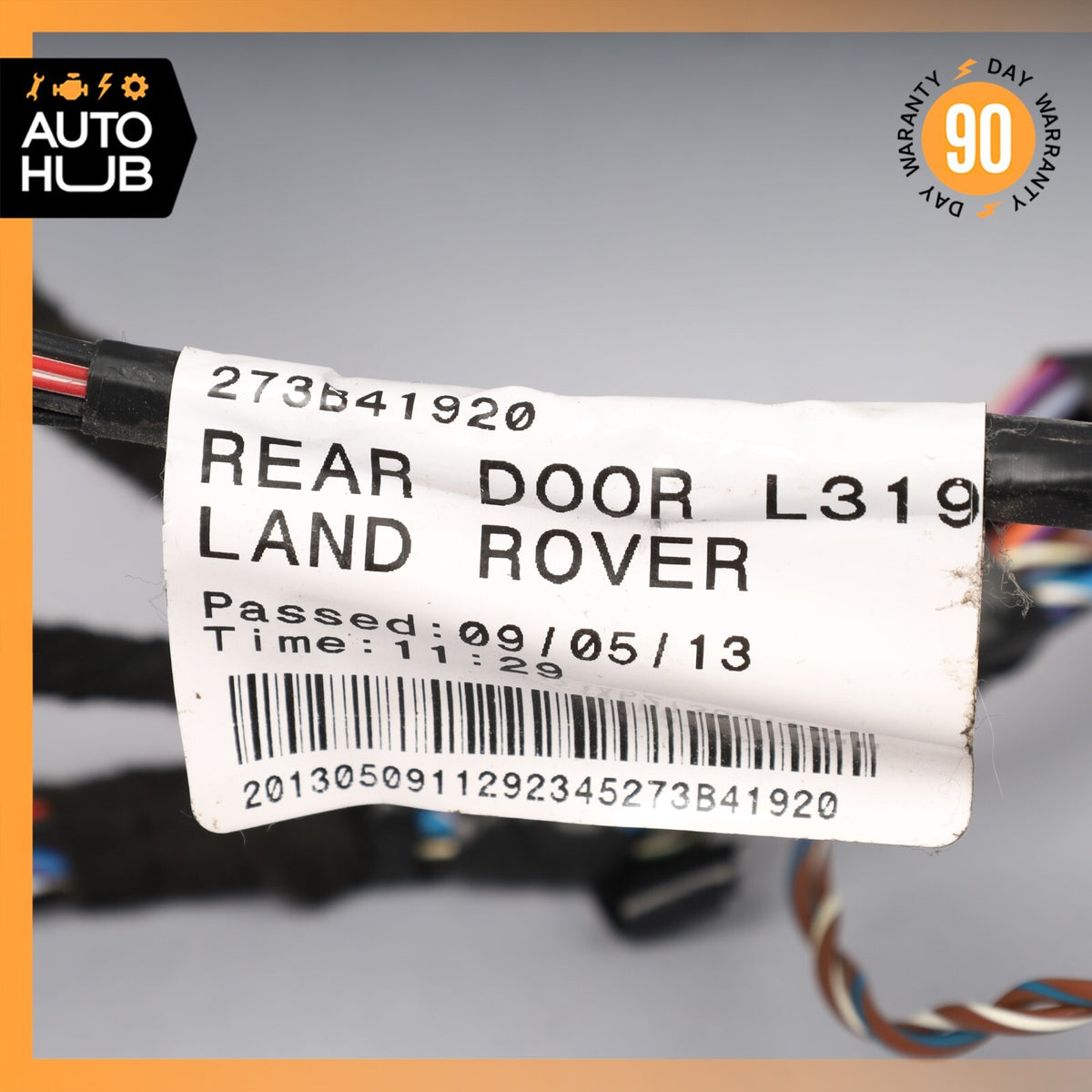 10-16 Land Rover LR4 HSE Rear Right Side Door Wire Harness CH2214632CC OEM - photo 7