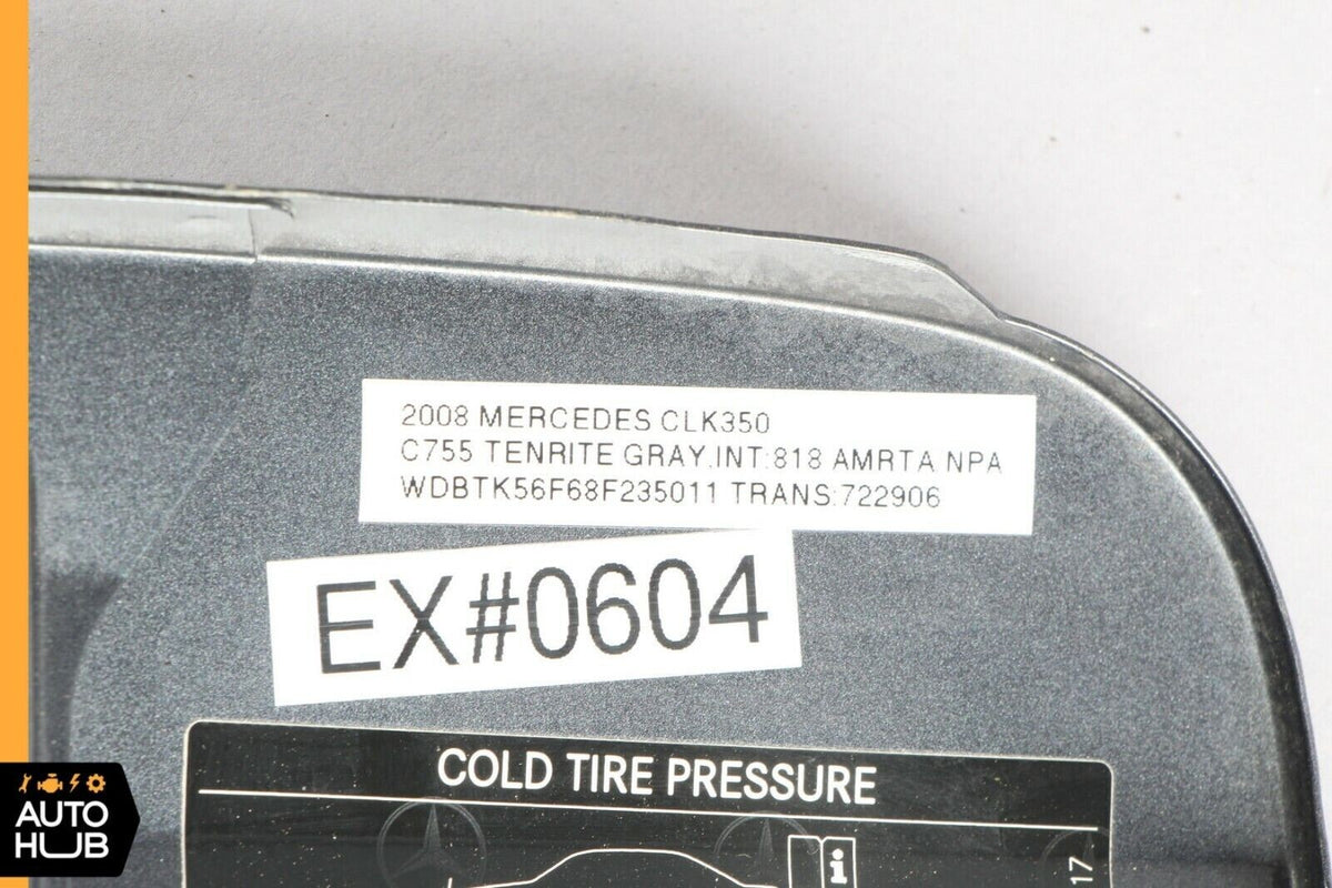 03-09 Mercedes W209 CLK350 CLK320 Convertible Fuel Gas Tank Filler Door Lid OEM - photo 12