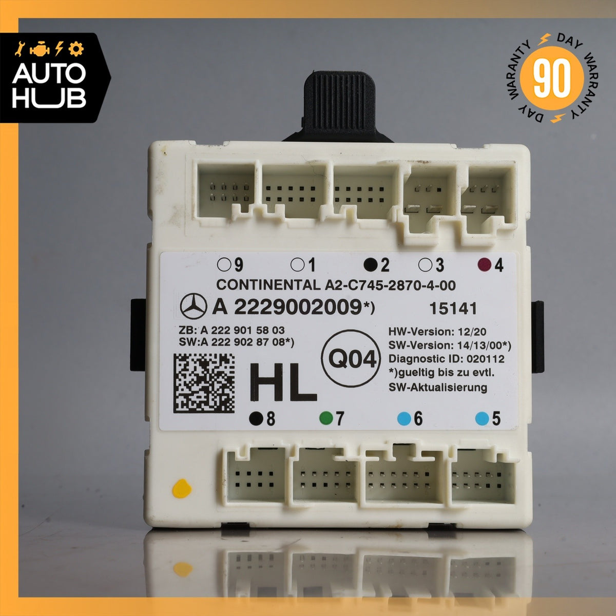 Mercedes W205 C300 Rear Left Side Door Control Module 2229002009 OEM - photo 1