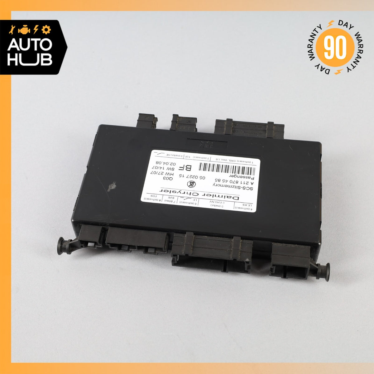 03-13 Mercedes R171 SLK55 GL550 Seat Control Module Front Left 2118704585 OEM - photo 2