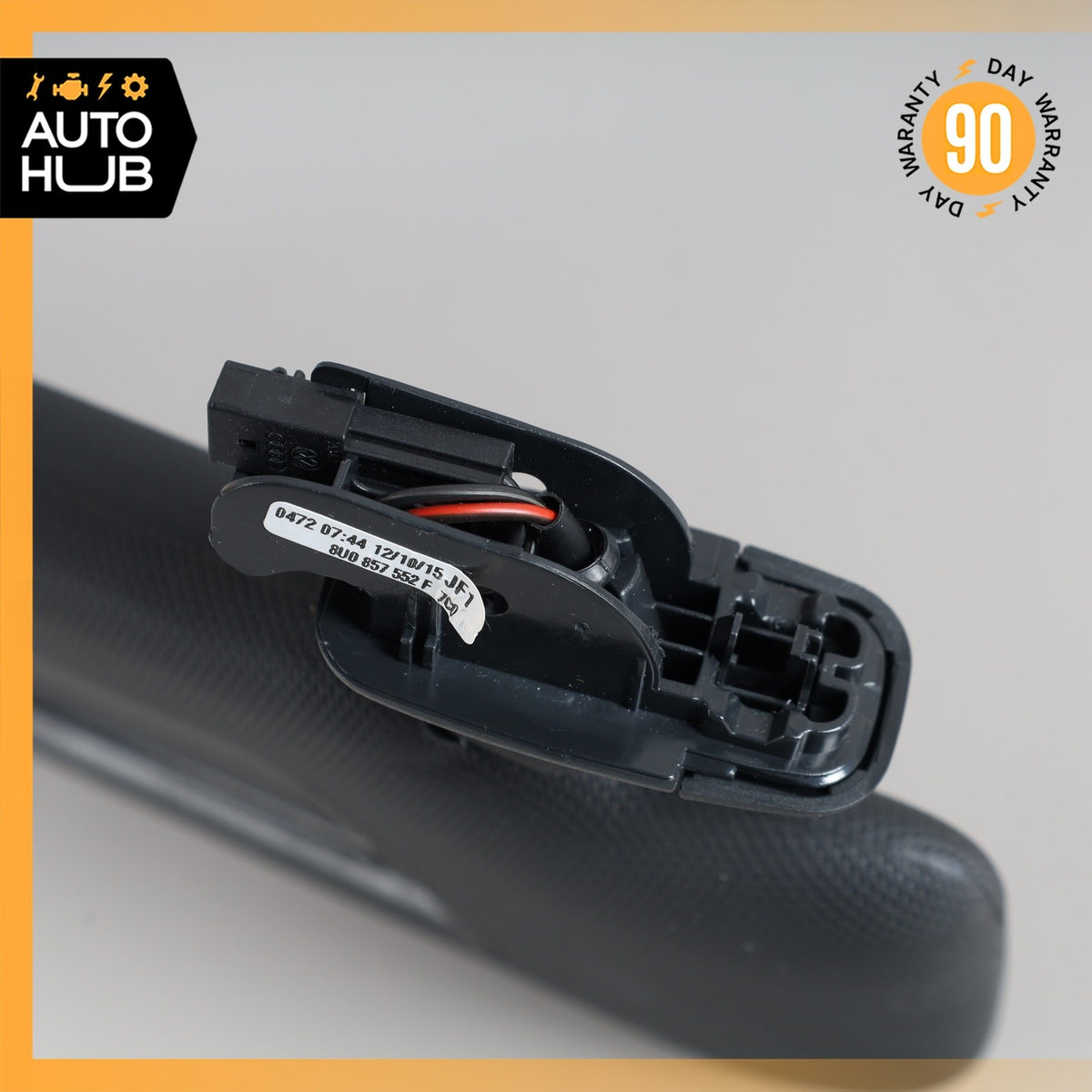 16-18 Audi 8V A3 E-Tron Right Side Sunvisor Sun Visor Black OEM - photo 9