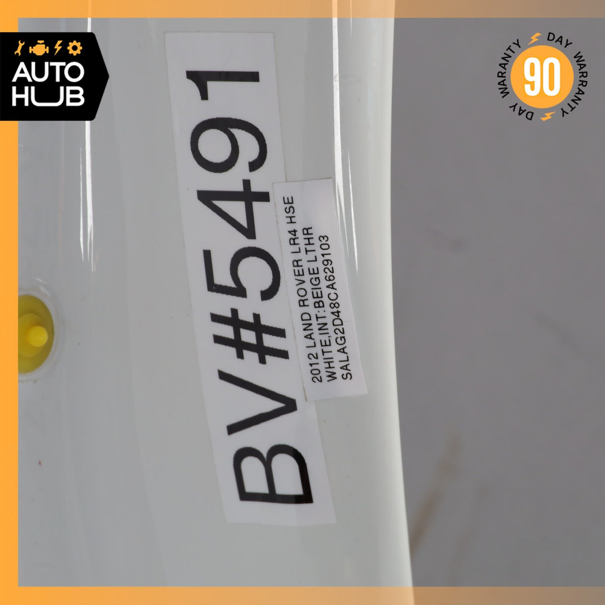 10-16 Land Rover LR4 HSE Left Driver Side Fender Assembly White OEM - photo 13