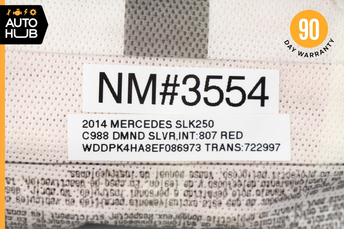 12-20 Mercedes R172 SLK250 SLC300 Seat Side Airbag Air Bag Front Left OEM 75k - photo 10