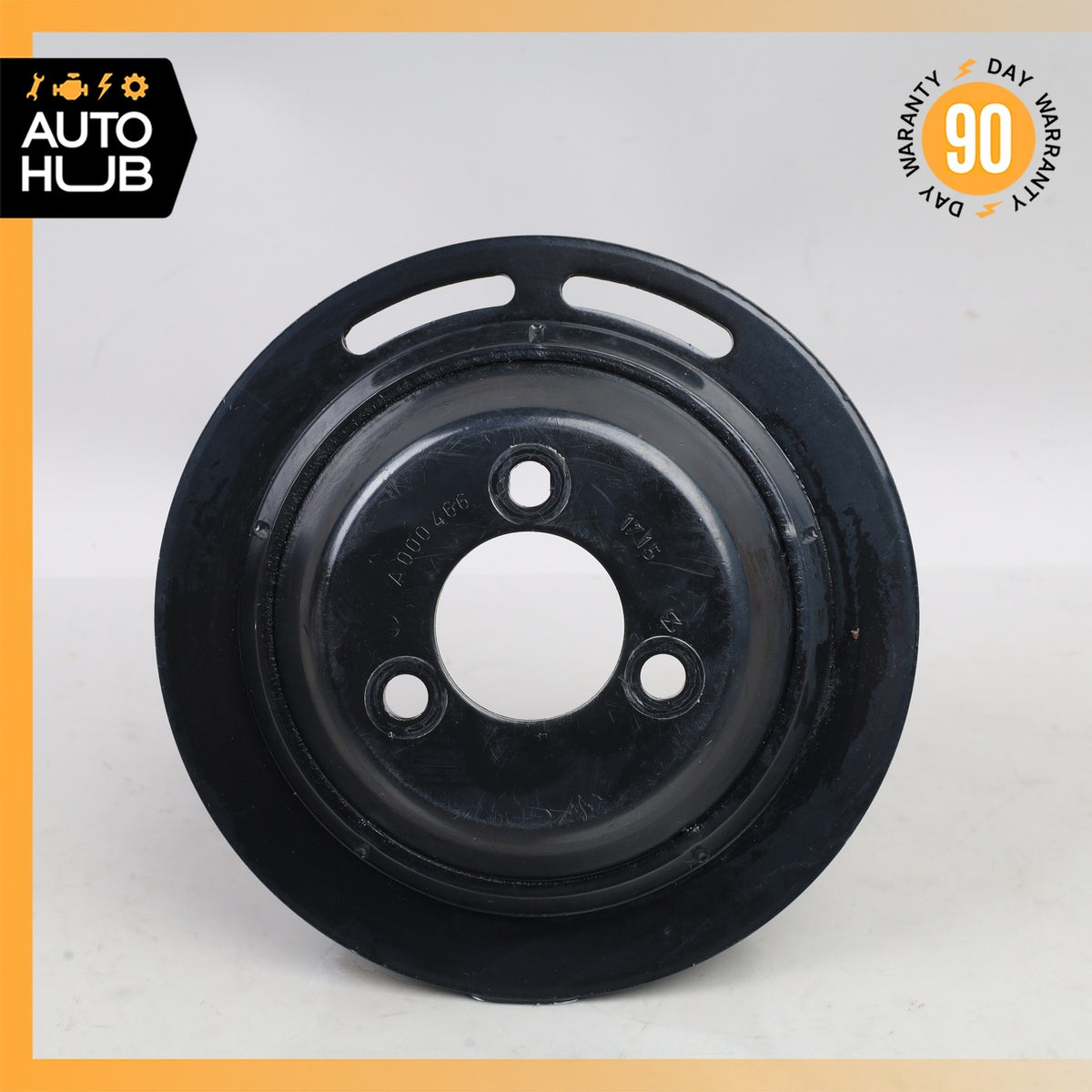 03-06 Mercedes R230 SL500 SL55 Tandem Power Steering Pump Pulley 0004661815 OEM - photo 3