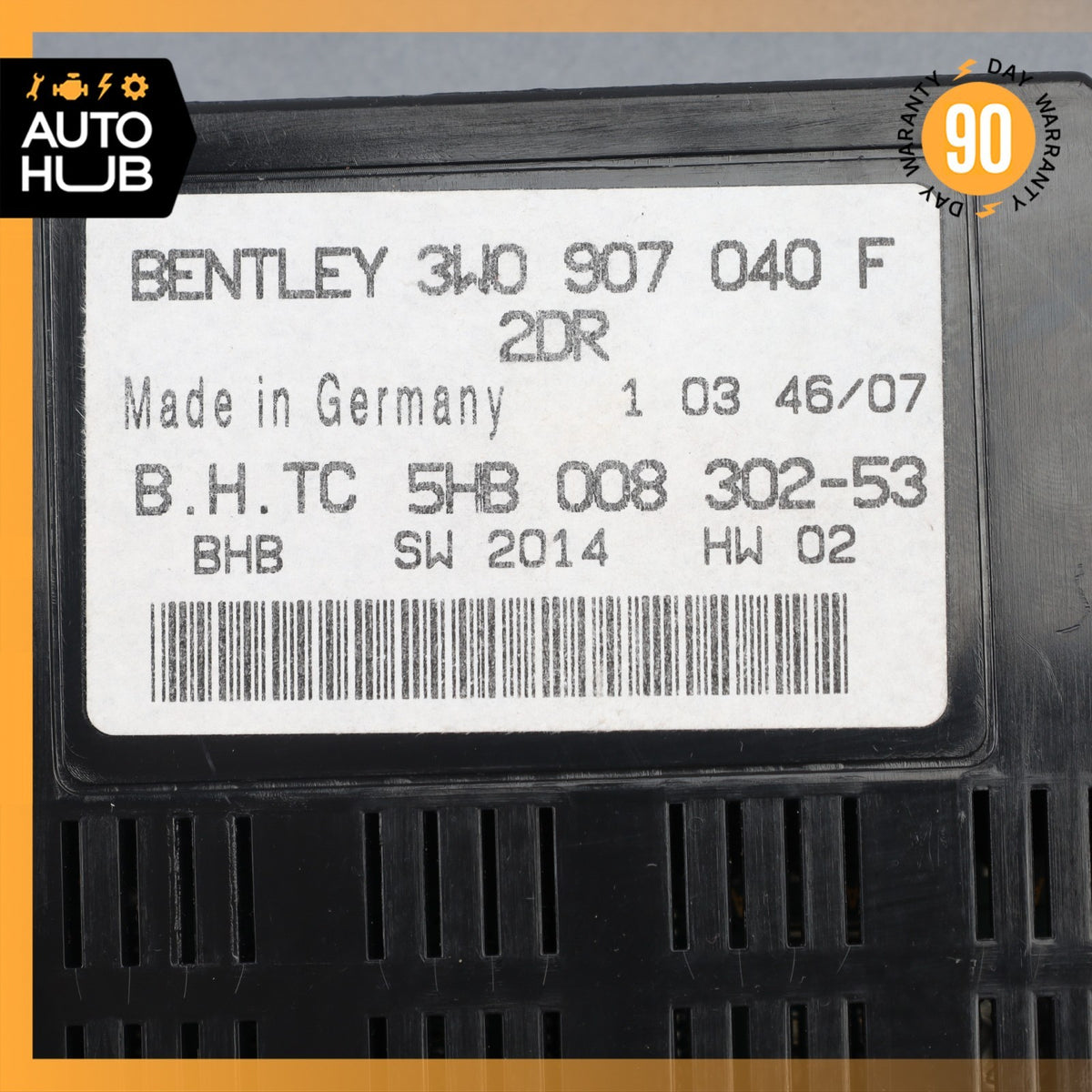 03-10 Bentley Continental GT Coupe AC A/C Heater Control Module OEM 87k - photo 11