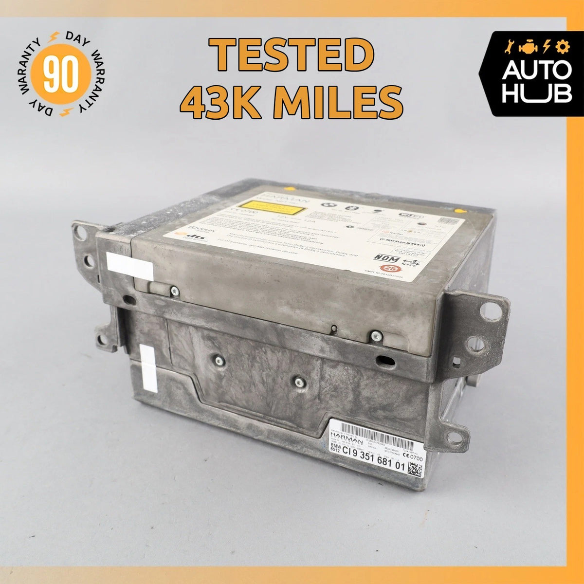 14-17 BMW i3 I01 Hybrid NBT HU Audio Radio Head Unit FM Player OEM 43k - photo 1
