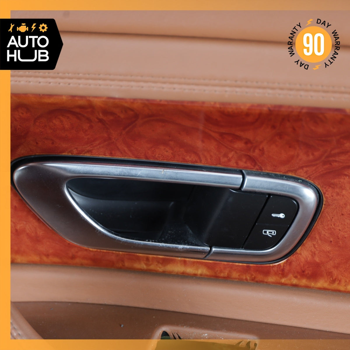03-10 Bentley Continental GT Right Side Interior Door Panel Brown OEM 87k - photo 6