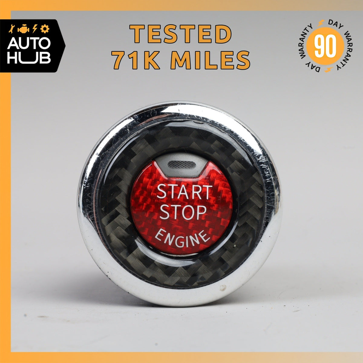 17-22 Infinity Q60 Start Stop Ignition Push Button Switch OEM 71k - photo 1
