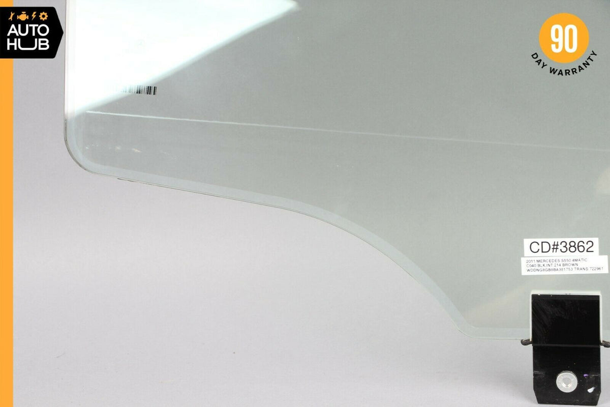 07-13 Mercedes W221 S550 S400 S350 Rear Right Side Door Window Glass OEM - photo 4