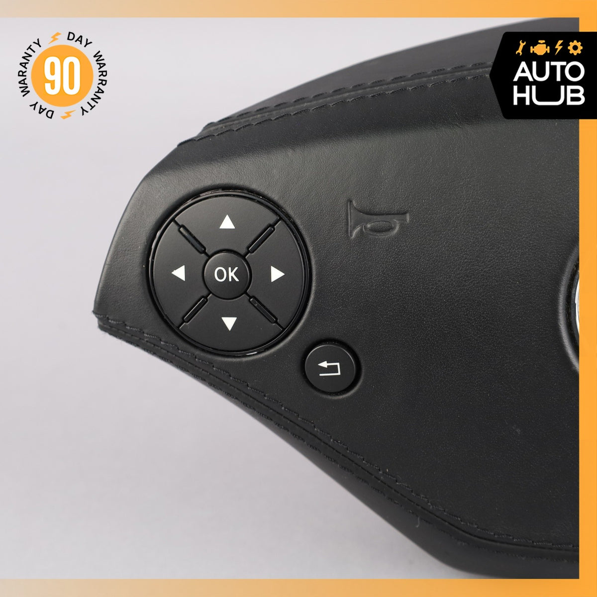 10-14 Mercedes W221 S400 CL550 S550 Steering Wheel Airbag Air Bag Black OEM - photo 2
