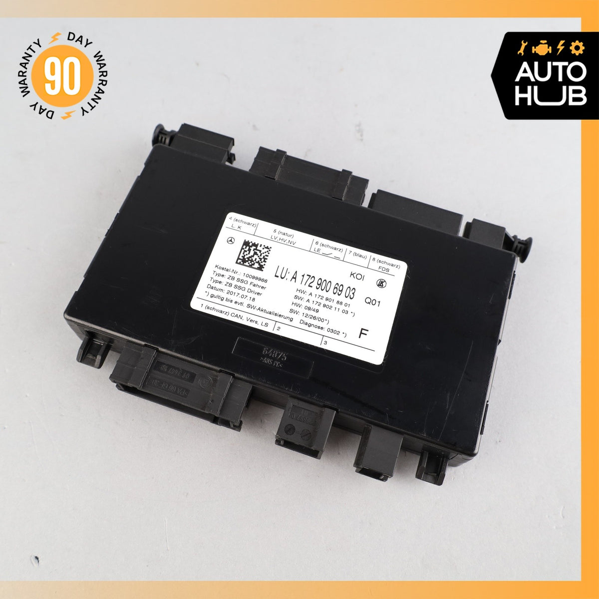 08-18 Mercedes R172 SLC300 E550 CLS63 Seat Control Module Front Left Side OEM - photo 1