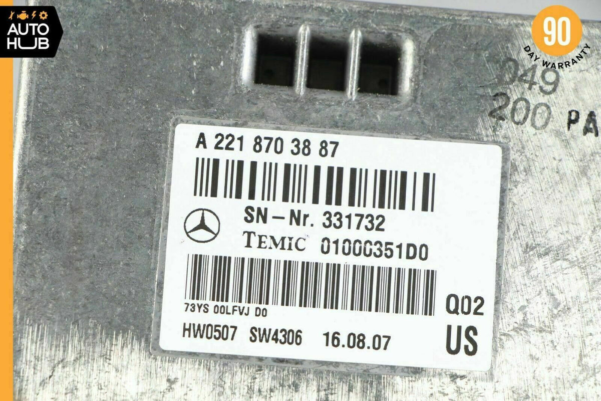 07-14 Mercedes W216 CL63 S550 Voice Language Communication Control Module OEM - photo 7