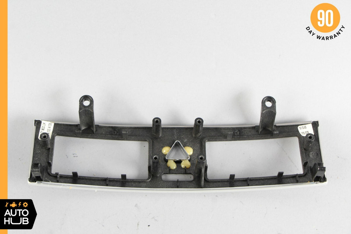 05-07 Mercedes W203 C280 C350 Dash Control Switch Panel Trim Bezel Aluminium OEM - photo 8