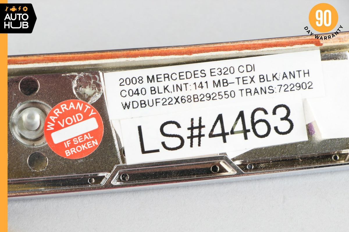03-06 Mercedes W211 E320 E500 Dashboard Dash Left Trim Panel Wood 2116800371 OEM - photo 12