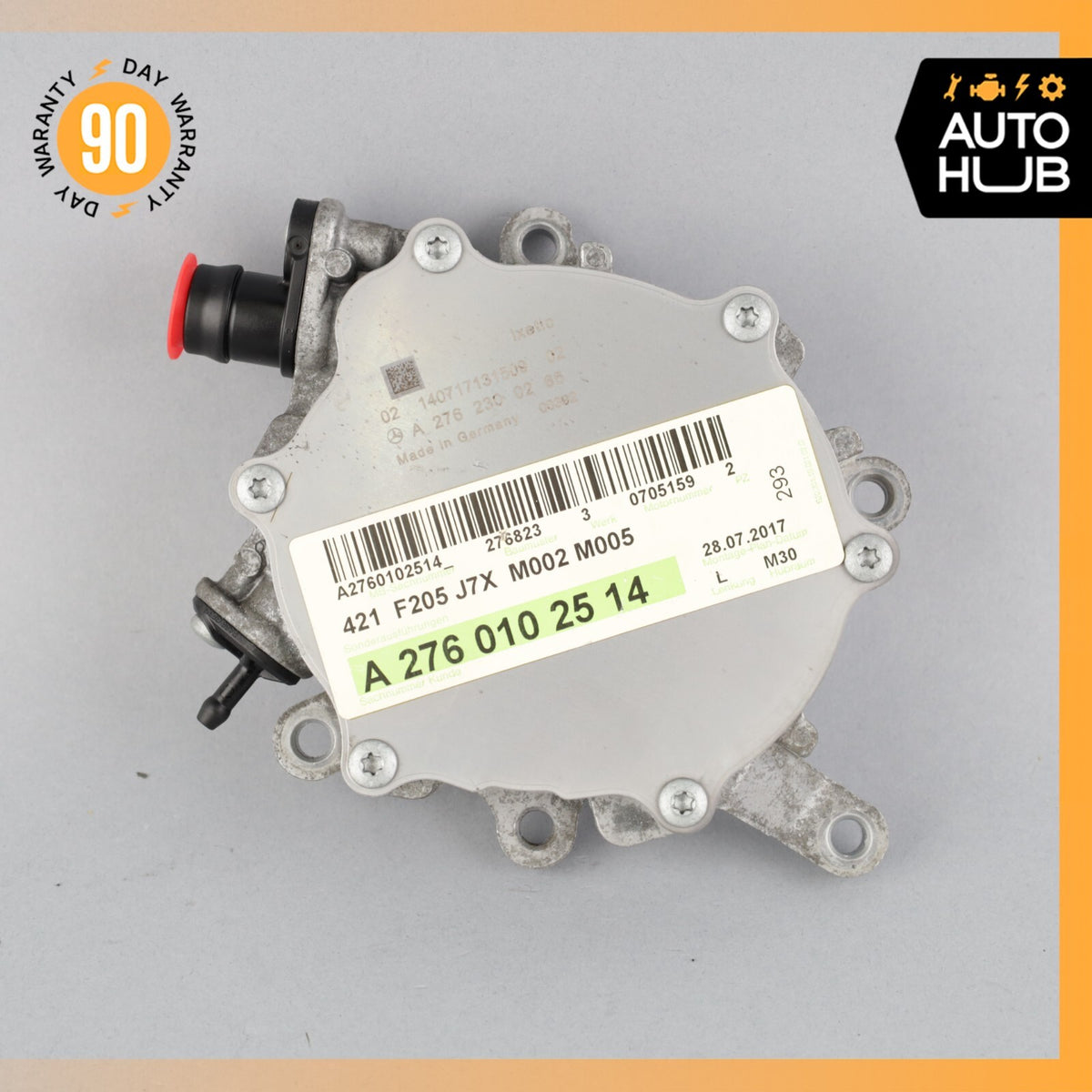 Mercedes W205 C43 AMG Engine Motor Brake Vacuum Pump 2760102514 OEM - photo 7