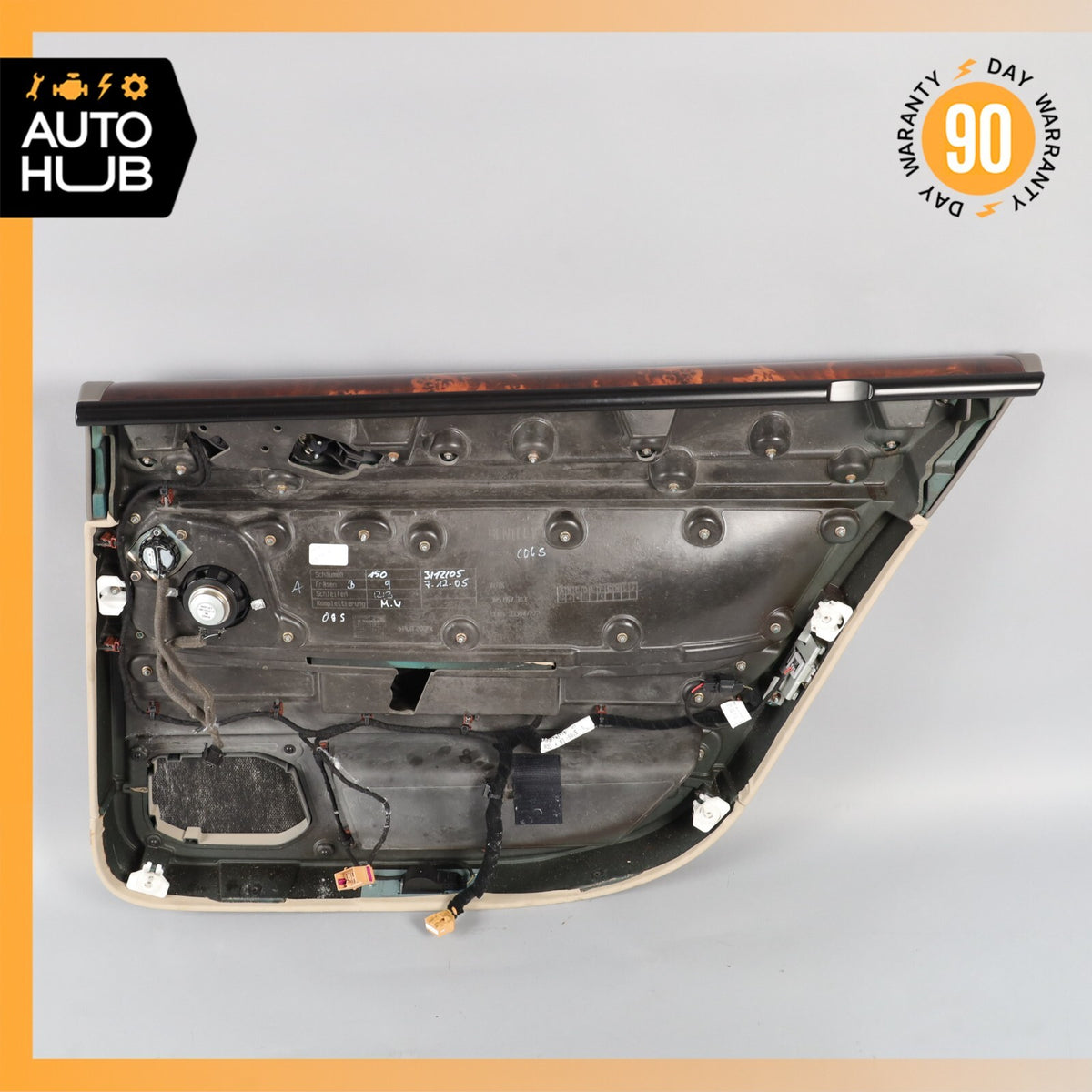 Bentley Continental Flying Spur Rear Left Side Interior Door Panel OEM 80k - photo 17