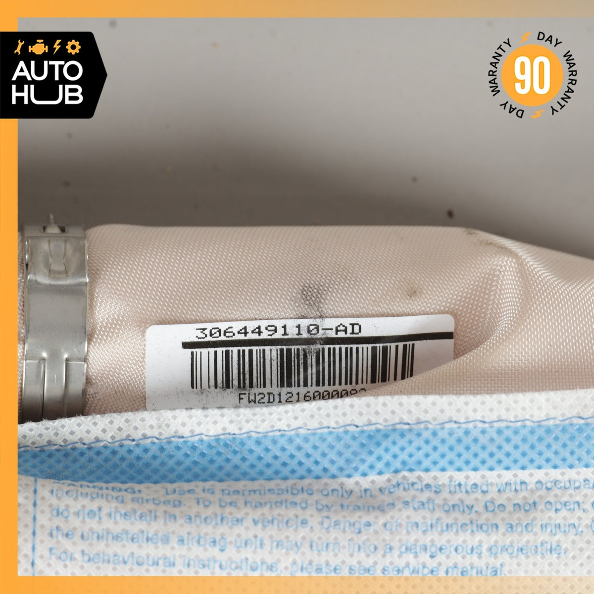 BMW F10 ActiveHybrid 5 535i 550i Roof Curtain Air Bag Left Driver Side OEM - photo 6
