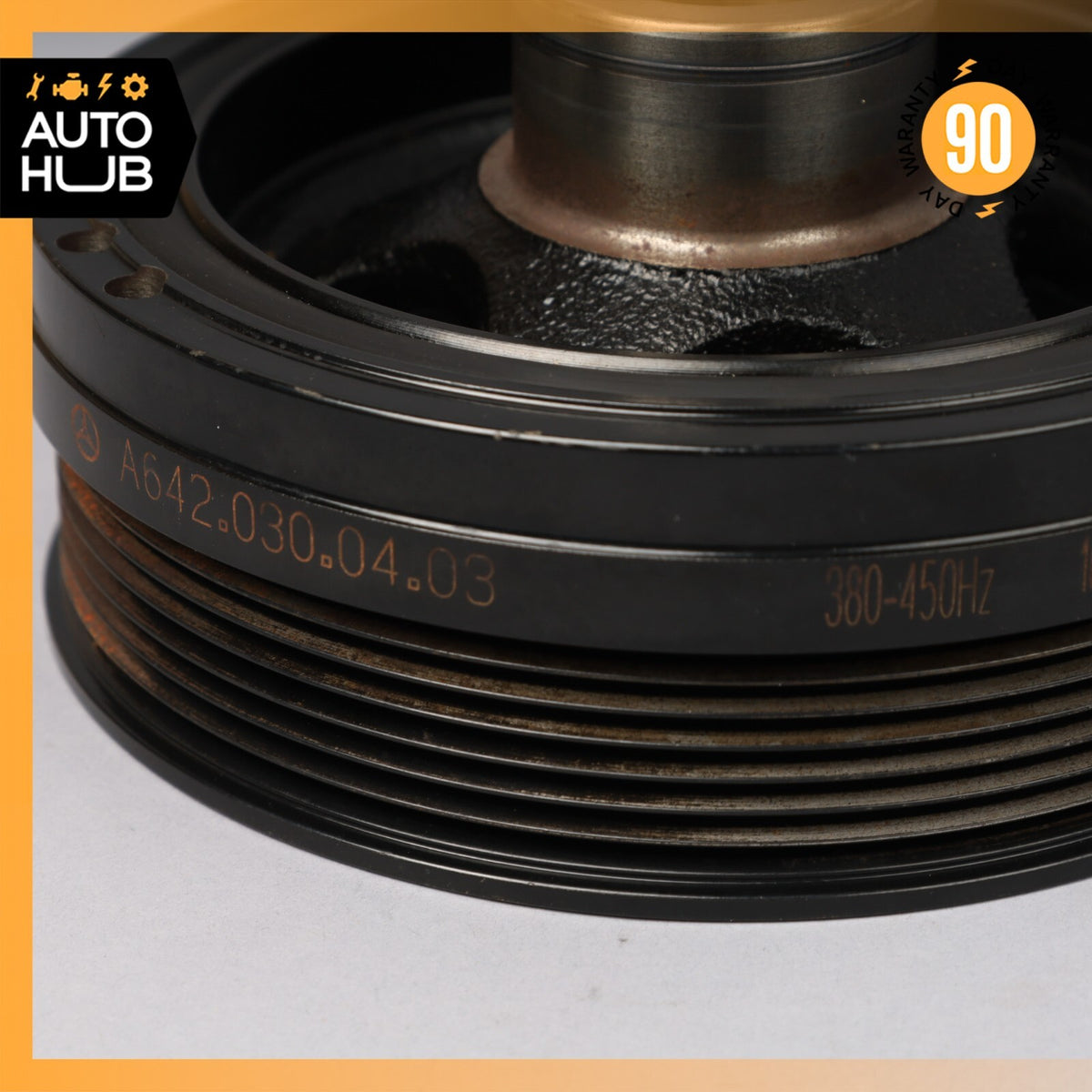 Mercedes W211 E320 BlueTec Diesel Engine Motor Crankshaft Vibration Damper OEM - photo 3