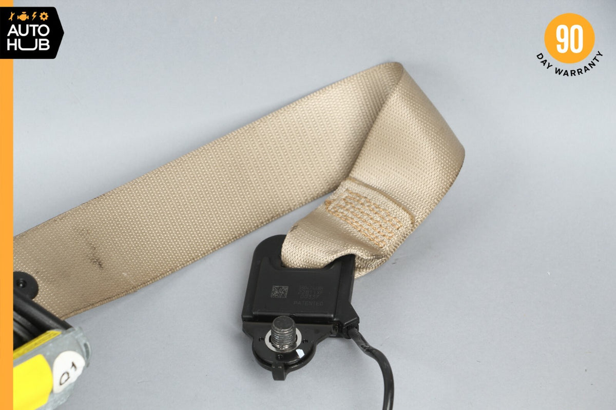 08-14 Mercede W204 C250 C300 C350 Front Right Passenger Seat Belt Beige OEM 80k - photo 7