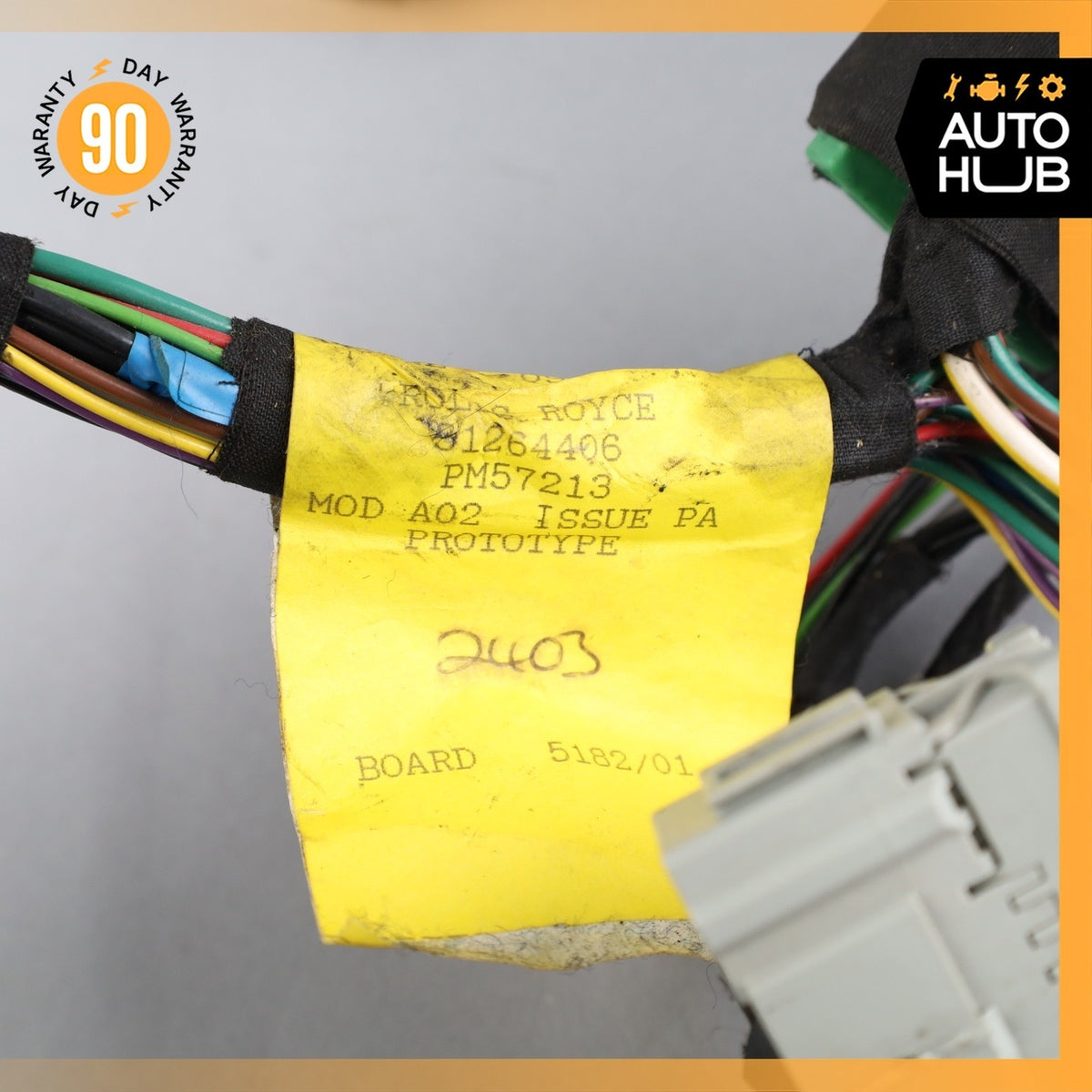 00-02 Bentley Arnage / RR Seraph Front Left or Side Seat Wiring Harness OEM 42k - photo 20